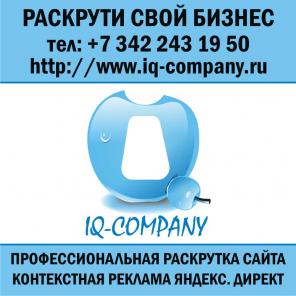 Раскрутка сайтов в перми