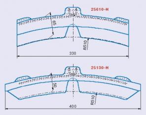 Куплю: Колодка вагонная тормозная тип С и 25610Н