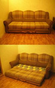 Продам диван-кровать 3-х местный ( 7 тыс.руб.) + 2 кресла (по 1,5 тыс.руб)