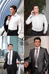 Мужские костюмы и сорочки GRINVIR
