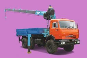КАМАЗ-43118 с гидроманипулятором Tadano