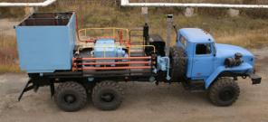 ТПК АВТОМАГНАТ реализует новый цементировочный агрегат УНБ-125 х 32 с трехплунжерным насосом ПН-200К на шасси УРАЛ-4320 (заводская комплектация УНБ – 125 х 63 при диаметре 90мм) по цене 4 250 000руб.