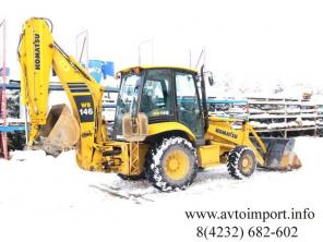 Экскаватор-погрузчик KOMATSU WB146PS-5, 2007г.
