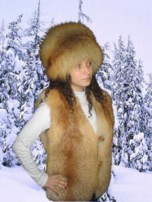 Авторское меховое ателье. шапки из меха лисы и чернобурки, как у Барбары Брыльски