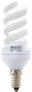 Selecta, Энергосберегающие лампы Toshiba, Selecta