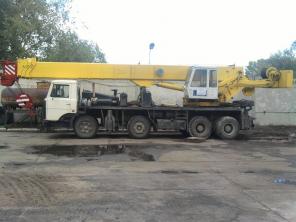 Автокран "Газакс" на базе МЗКТ, г/п.50тонн