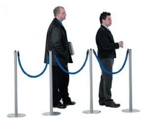 CROWD CONTROL оборудование, Barrier Belt, Barrier Classic,Tensabarrier,Tensator, Пиар и Имидж Стойки - Создает определенный комфорт для стоящего в очереди.