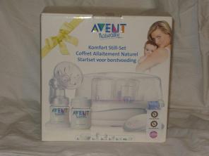 Набор для новорожденных Avent Natural Beginnings Стерилизатор,молокоотсос,бутылки,соски