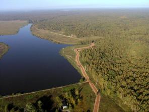 Продаю участок 10 соток, на берегу озера, Симферопольское шоссе,60 км от мкад