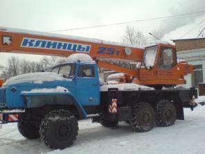 Продажа автокрана г/п=25 тн на шасси 6х6