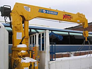 Корейские кран-манипуляторы Soosan 736L2