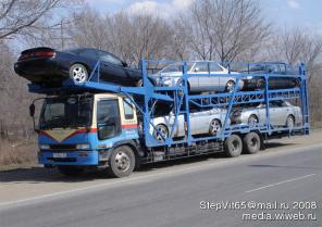 Автовоз 5 мест ISUZU FORWARD 2001г.