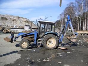 Экскаватор-погрузчик "Елазовец" ЭП-2626Е на базе трактора "Беларус 82.1"