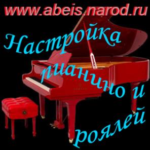 Настройка пианино и роялей, обслуживание и ремонт. www.abeis.narod.ru