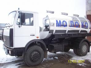 Производство и продажа молоковозов, спиртовозов, водовозов