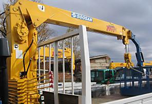 Кран манипулятор Soosan 513 5,5 т