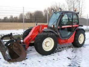 Телескопический погрузчик : Manitou MLT 633 LS Год — 2002