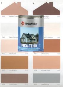 Пика-Техо (Pika-Teho), краска фасадная, акрилатная (для дерева), Тиккурила