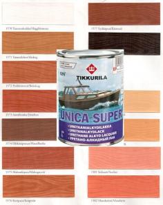 Уника супер (Unica super), корабельный (яхтный) лак (глянцевый), Тиккурила