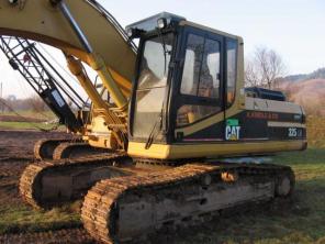 Гусеничный экскаватор Caterpillar 325В (Бельгийской сборки) 2001 года выпуска, объем ковша 1,5 куба, наработка 15 тыс м/ч, состояние отличное, снят с учета, продается срочно, торг