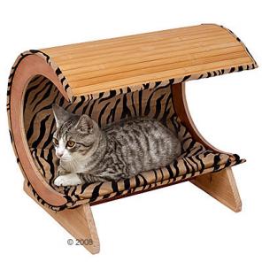 Бамбуковый домик для кошек