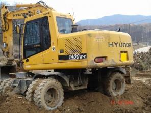 колёсный экскаватор Hyundai Robex 1400W 2006 год