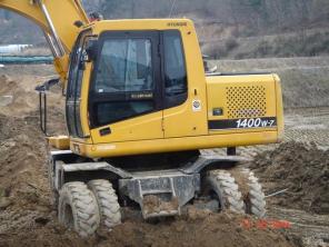 колёсный экскаватор Hyundai Robex 1400W 2006 год