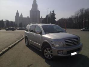 Аренда с водителем внедорожников бизнес-класса ИНФИНИТИ QX56