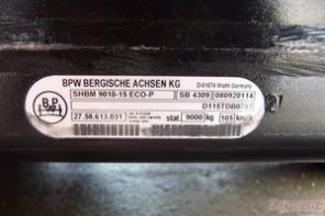Дисковые оси BPW ECO-P новые