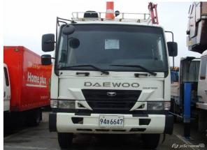 грузовик с Daewoo Novus 5т 2007г, с крановой установкой Kanglim 5т