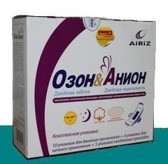 Женские гигиенические прокладки «ОЗОН&АНИОН»