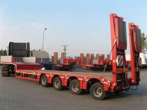 KASSBOHRER - LB 008 (полуприцеп низкорамная платформа) Год выпуска:2009