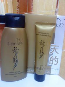 Набор TianDe "Женьшень" шампунь (220 г) и маска для волос (100 г)