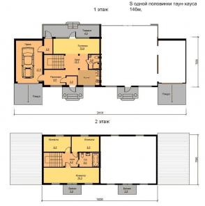 Продаю таун-хаус s146м с город. коммуникациями в элит. котт.поселке от собственника