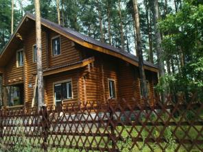 Дом 215 кв м, из оцилиндрованного бревна