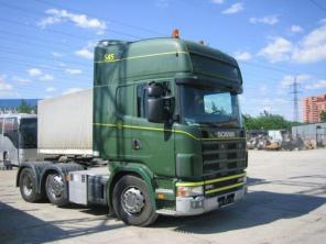 Седельный тягач SCANIA R124LA 6X2/4 NA420,