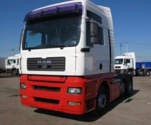 Тягач MAN TGA 26.430 XXL . Год выпуска: 2005. Пробег: 441 600 км.