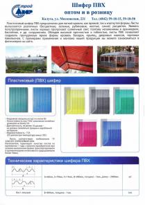 Распродажа цветного пластикового шифера!!!