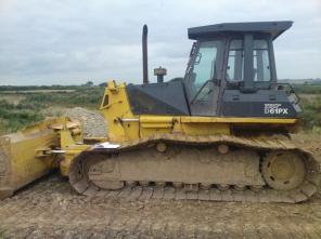 Бульдозер Komatsu D61 PX12, болотный бульдозер Komatsu D61 PX12, бульдозер болотный Komatsu D61 PX12