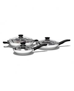 ICook ™ Набор посуды из стали, с антипригарным покрытием