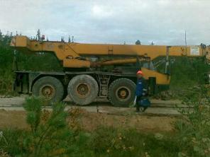 Самоходный кран Krupp KMK3035 1989г.в.