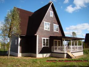 Киевское Ш. Дом 80 км. от МКАД. Новый теплый дом 120 кв.м. (г/в+х/в, отопление, септик)