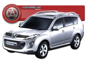 Дефлектор капота (отбойник) Peugeot 4007. Цена-1400 руб.