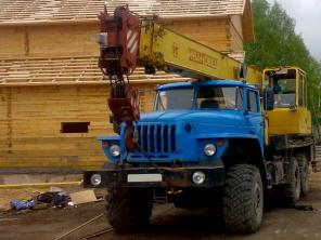 Автокран "Ивановец" на базе "Урал" 2005г.