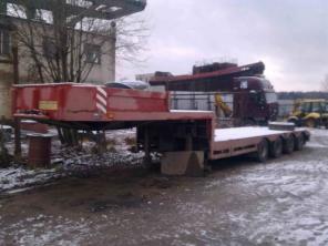 Тягач IVECO + трал BROSHUIS.