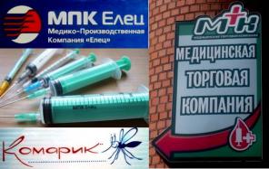 Шприцы медицинские двухкомпонентные и трехкомпонентные