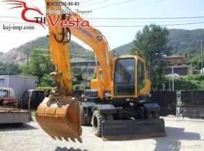 Колёсный экскаватор Hyundai Robex 140W 2004 год,