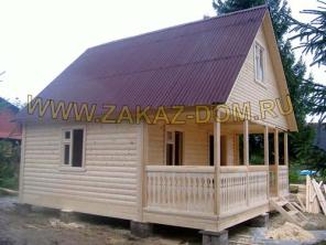 Построить загородный дом и баню из профилированного бруса под ключ.