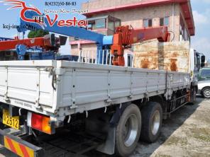 Грузовик с КМУ KS1065 2009 год 7 тонн на базе Hyundai Gold
