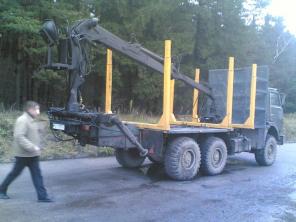 Лесовоз на базе камаз-4310 + УРАЛ- 375 Дизель ,ШАССИ